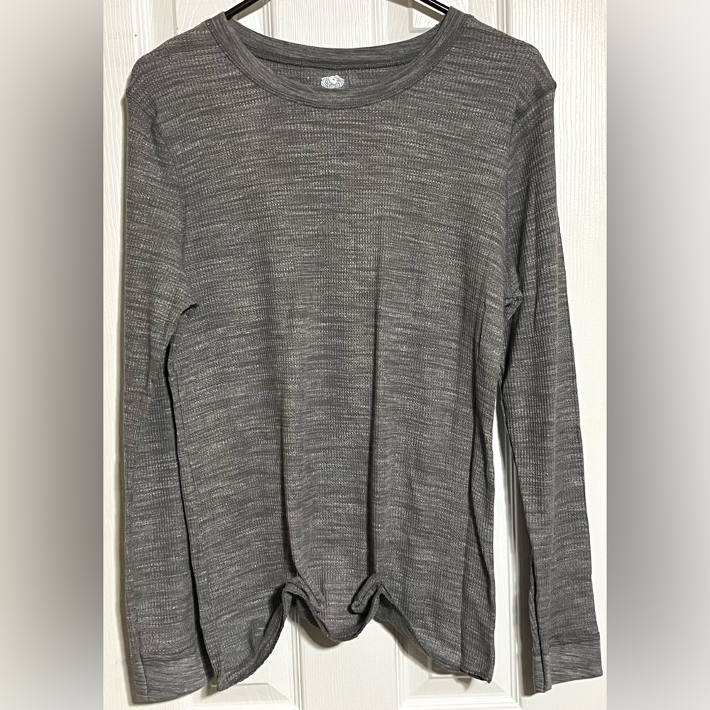 Fruit of the Loom Gray Long Sleeve Tee
